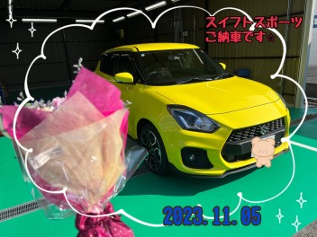 スイフトスポーツご納車です＠ひたちなか営業所(´▽｀*)